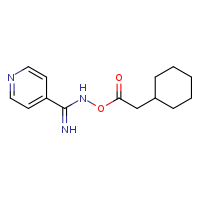 pyridin-4-ylmethanimidamido 2-cyclohexylacetate