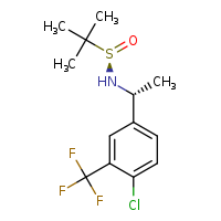 (R)-N-[(1R)-1-[4-chloro-3-(trifluoromethyl)phenyl]ethyl]-2-methylpropane-2-sulfinamide