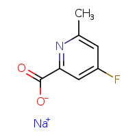 sodium 4-fluoro-6-methylpyridine-2-carboxylate