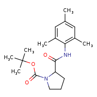 tert-butyl 2-[(2,4,6-trimethylphenyl)carbamoyl]pyrrolidine-1-carboxylate