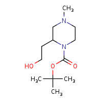 tert-butyl 2-(2-hydroxyethyl)-4-methylpiperazine-1-carboxylate