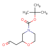 tert-butyl 2-(2-oxoethyl)morpholine-4-carboxylate