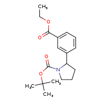 tert-butyl 2-[3-(ethoxycarbonyl)phenyl]pyrrolidine-1-carboxylate