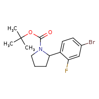tert-butyl 2-(4-bromo-2-fluorophenyl)pyrrolidine-1-carboxylate