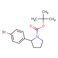 tert-butyl 2-(4-bromophenyl)pyrrolidine-1-carboxylate
