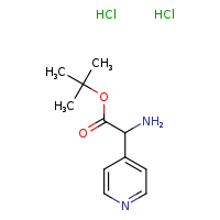 tert-butyl 2-amino-2-(pyridin-4-yl)acetate dihydrochloride