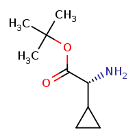 tert-butyl (2R)-2-amino-2-cyclopropylacetate