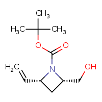 tert-butyl (2R,4S)-2-ethenyl-4-(hydroxymethyl)azetidine-1-carboxylate