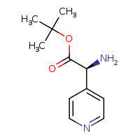 tert-butyl (2S)-2-amino-2-(pyridin-4-yl)acetate