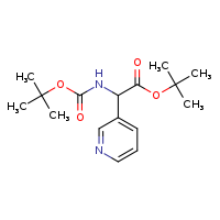 tert-butyl 2-[(tert-butoxycarbonyl)amino]-2-(pyridin-3-yl)acetate
