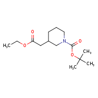 tert-butyl 3-(2-ethoxy-2-oxoethyl)piperidine-1-carboxylate