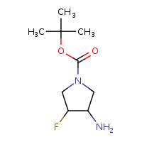 tert-butyl 3-amino-4-fluoropyrrolidine-1-carboxylate