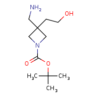 tert-butyl 3-(aminomethyl)-3-(2-hydroxyethyl)azetidine-1-carboxylate