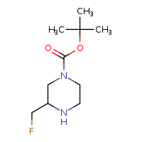 tert-butyl 3-(fluoromethyl)piperazine-1-carboxylate