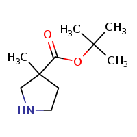 tert-butyl 3-methylpyrrolidine-3-carboxylate