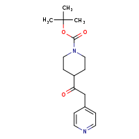 tert-butyl 4-[2-(pyridin-4-yl)acetyl]piperidine-1-carboxylate