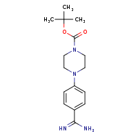 tert-butyl 4-(4-carbamimidoylphenyl)piperazine-1-carboxylate