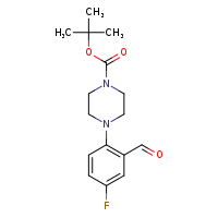 tert-butyl 4-(4-fluoro-2-formylphenyl)piperazine-1-carboxylate