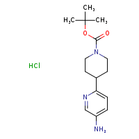 tert-butyl 4-(5-aminopyridin-2-yl)piperidine-1-carboxylate hydrochloride