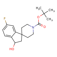 tert-butyl 6-fluoro-3-hydroxy-2,3-dihydrospiro[indene-1,4'-piperidine]-1'-carboxylate