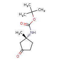 tert-butyl N-[(1R)-1-methyl-3-oxocyclopentyl]carbamate
