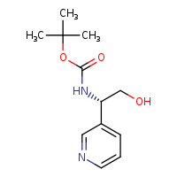 tert-butyl N-[(1S)-2-hydroxy-1-(pyridin-3-yl)ethyl]carbamate