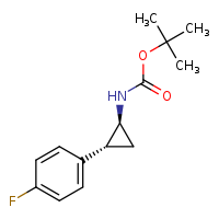 tert-butyl N-[(1S,2R)-2-(4-fluorophenyl)cyclopropyl]carbamate