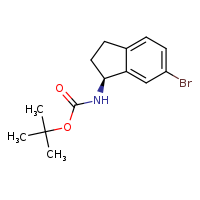 tert-butyl N-[(1S)-6-bromo-2,3-dihydro-1H-inden-1-yl]carbamate