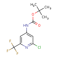tert-butyl N-[2-chloro-6-(trifluoromethyl)pyridin-4-yl]carbamate