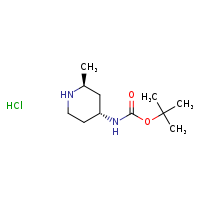 tert-butyl N-[(2S,4R)-2-methylpiperidin-4-yl]carbamate hydrochloride