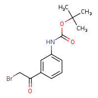 tert-butyl N-[3-(2-bromoacetyl)phenyl]carbamate