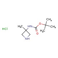 tert-butyl N-(3-methylazetidin-3-yl)carbamate hydrochloride