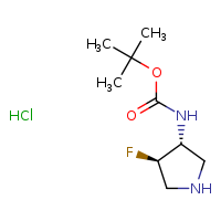 tert-butyl N-[(3R,4R)-4-fluoropyrrolidin-3-yl]carbamate hydrochloride