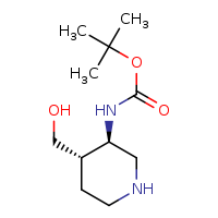 tert-butyl N-[(3R,4S)-4-(hydroxymethyl)piperidin-3-yl]carbamate