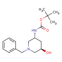 tert-butyl N-[(3R,5R)-1-benzyl-5-hydroxypiperidin-3-yl]carbamate