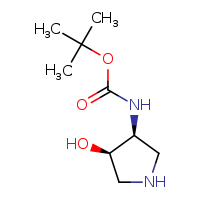 tert-butyl N-[(3S,4R)-4-hydroxypyrrolidin-3-yl]carbamate