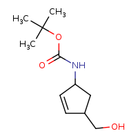 tert-butyl N-[4-(hydroxymethyl)cyclopent-2-en-1-yl]carbamate