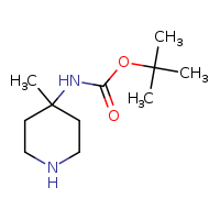 tert-butyl N-(4-methylpiperidin-4-yl)carbamate