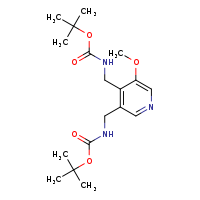 tert-butyl N-[(4-{[(tert-butoxycarbonyl)amino]methyl}-5-methoxypyridin-3-yl)methyl]carbamate