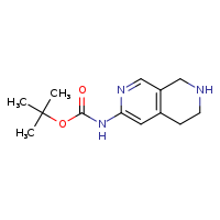 tert-butyl N-(5,6,7,8-tetrahydro-2,7-naphthyridin-3-yl)carbamate