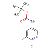 tert-butyl N-(5-bromo-6-chloropyridin-3-yl)carbamate
