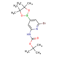 tert-butyl N-[6-bromo-4-(4,4,5,5-tetramethyl-1,3,2-dioxaborolan-2-yl)pyridin-2-yl]carbamate
