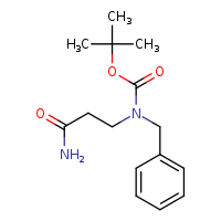 tert-butyl N-benzyl-N-(2-carbamoylethyl)carbamate
