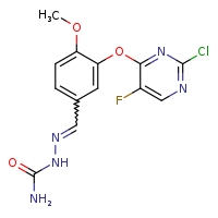 (Z)-({3-[(2-chloro-5-fluoropyrimidin-4-yl)oxy]-4-methoxyphenyl}methylidene)aminourea