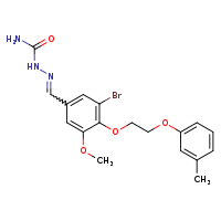 (Z)-({3-bromo-5-methoxy-4-[2-(3-methylphenoxy)ethoxy]phenyl}methylidene)aminourea