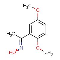 (Z)-N-[1-(2,5-dimethoxyphenyl)ethylidene]hydroxylamine