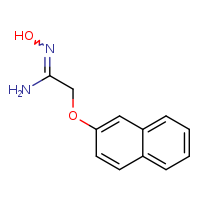 (Z)-N'-hydroxy-2-(naphthalen-2-yloxy)ethanimidamide