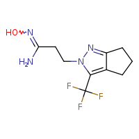 (Z)-N'-hydroxy-3-[3-(trifluoromethyl)-4H,5H,6H-cyclopenta[c]pyrazol-2-yl]propanimidamide