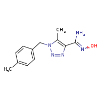 (Z)-N'-hydroxy-5-methyl-1-[(4-methylphenyl)methyl]-1,2,3-triazole-4-carboximidamide