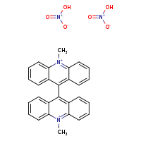 10,10'-dimethyl-[9,9'-biacridine]-10,10'-diium; bis(nitric acid)